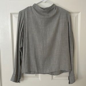 Uniqlo Mock Neck Blouse
